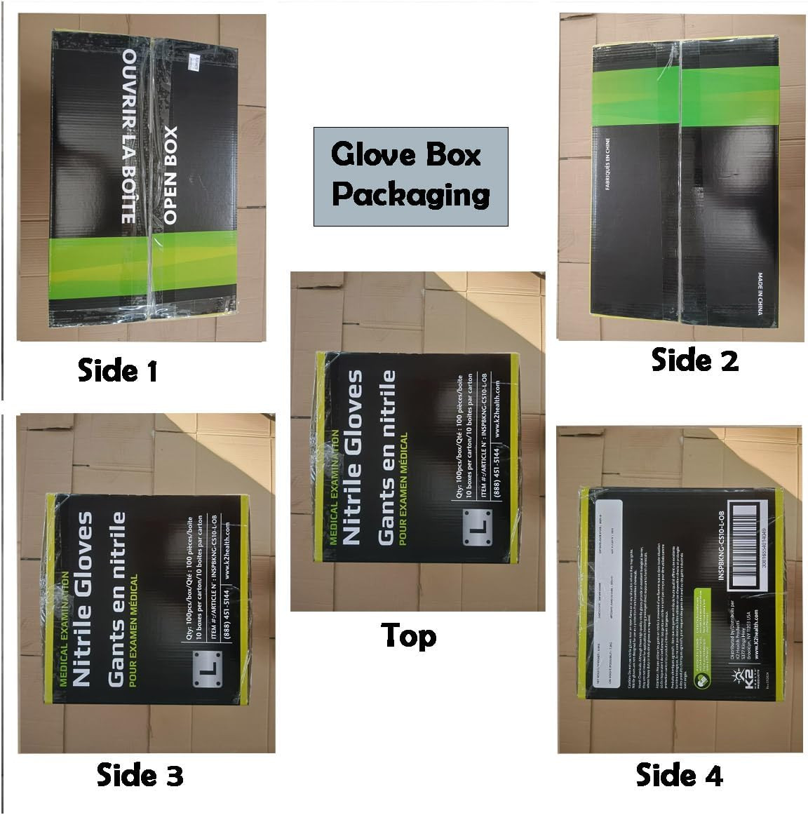 Disposable Gloves Black Latex Free 6mil Black or 8 Mil Orange