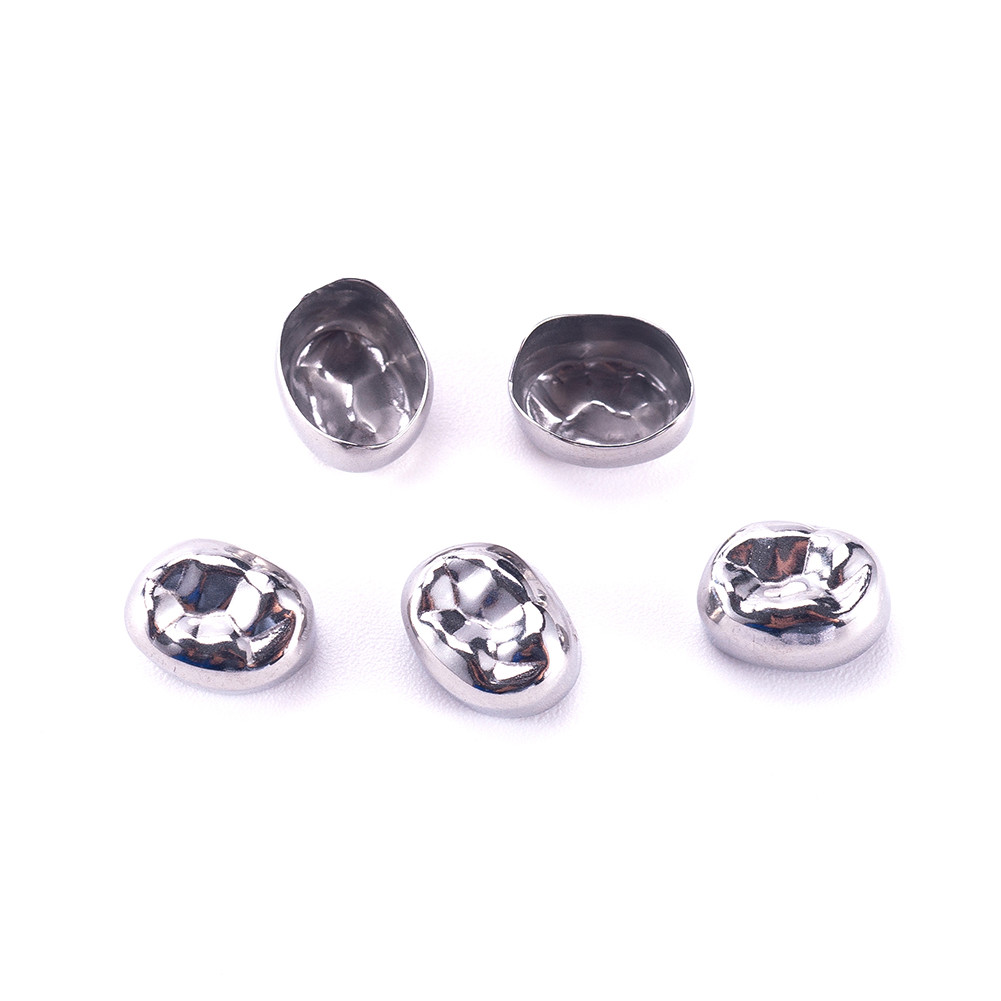 5pc Easyinsmile Dental Kid Crown Stainless Steel Primary D Premolar E Crown[USA]