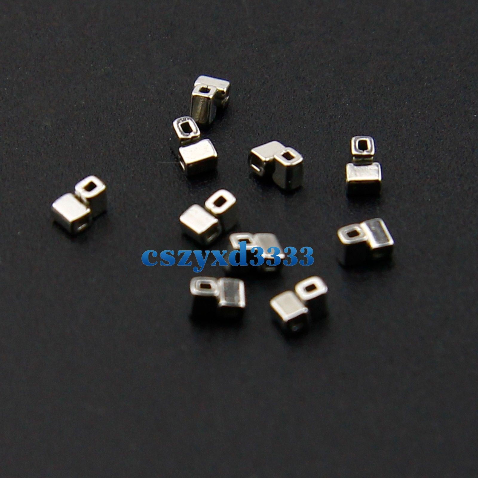Dental Orthodontic Accessory Crimpable Hook Double Tube Cross Type 10pcs/bag