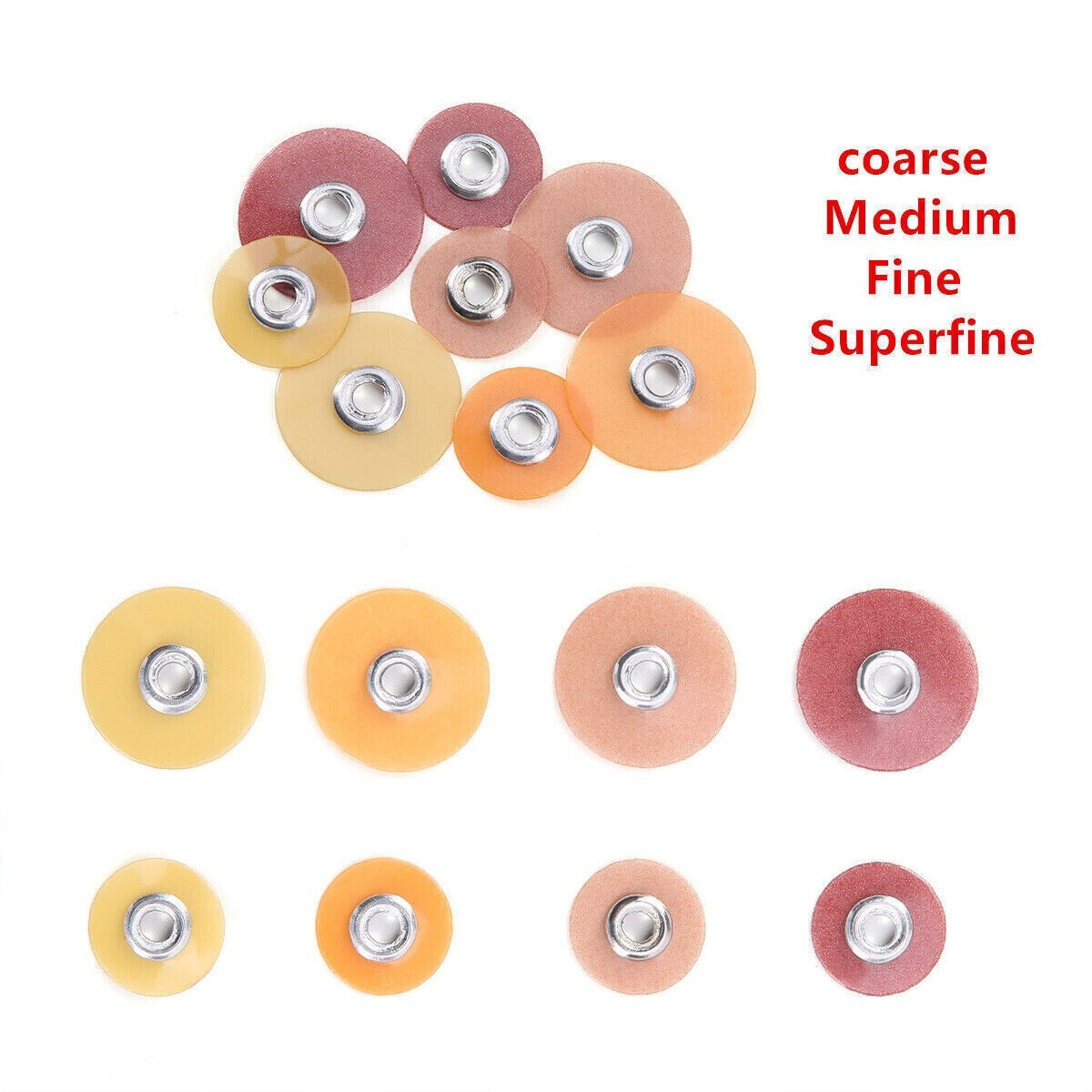 Dental Sof-Lex Discs Composite finishing polishing discs 9.5 mm/12.7mm USA