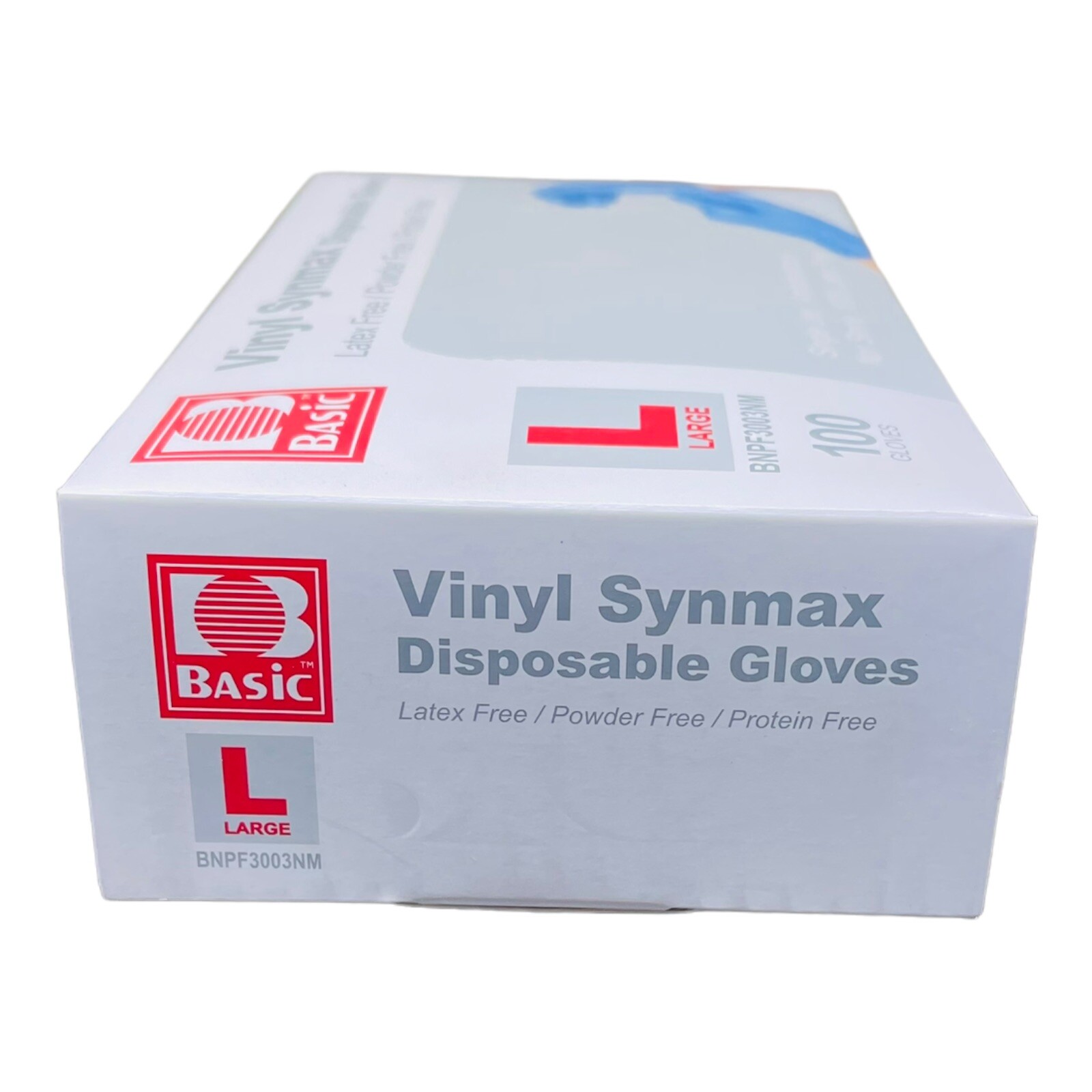 Lot Of 5 BASiC Medical Nitrile Exam Gloves – Latex & Powder-Free – Box of 100 L