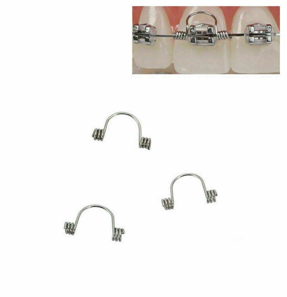 10Pcs/Bag Dental Orthodontic Anterior Teeth Torque Wire Spring Rectangular
