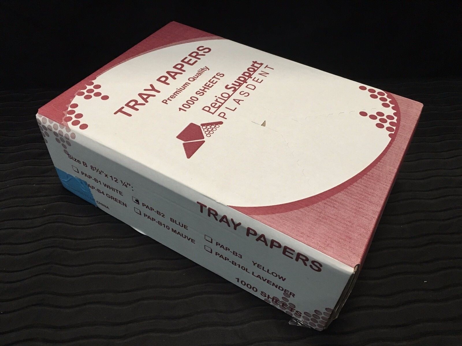 1000 x Dental Paper Tray Covers Size “B” (1 Case) 8 1/2″ x 12 1/4″