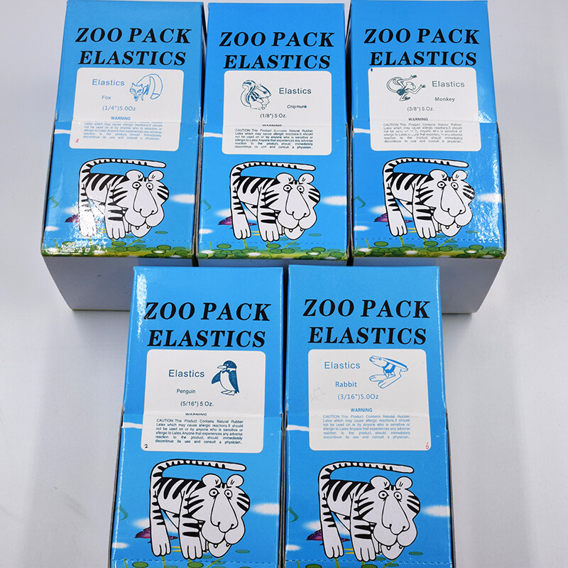 Dental Orthodontic Rubber Bands Ortho Elastics Latex Braces 15 Sizes for Choice