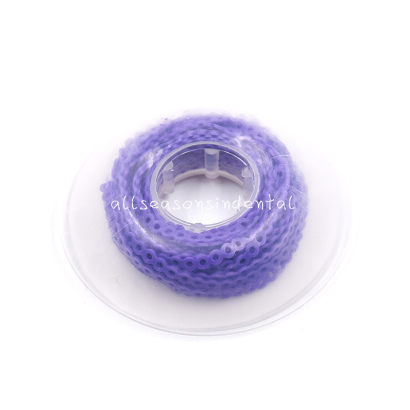 1 Pcs Dental Orthodontic Elastic Elastic Ultra Power Chain 44 Colors For Option