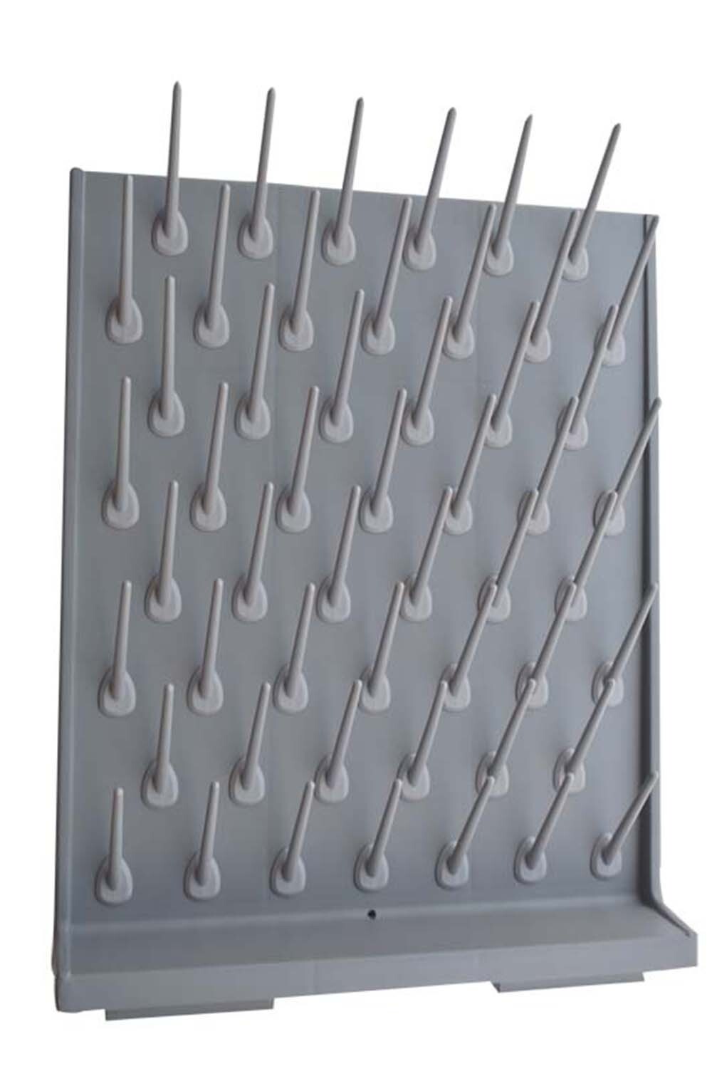 Desk/Wall-Mount 52-Pegs Detachable Flask/Test Tube Drying Rack Lab Supply