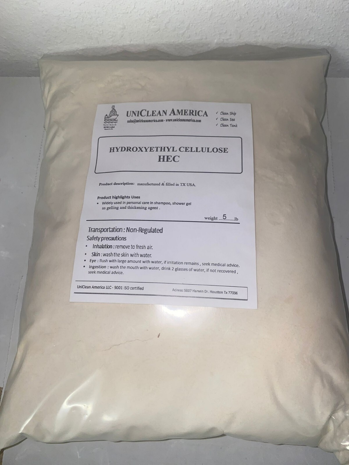 HEC – Hydroxyethyl cellulose (HEC) / made in USA