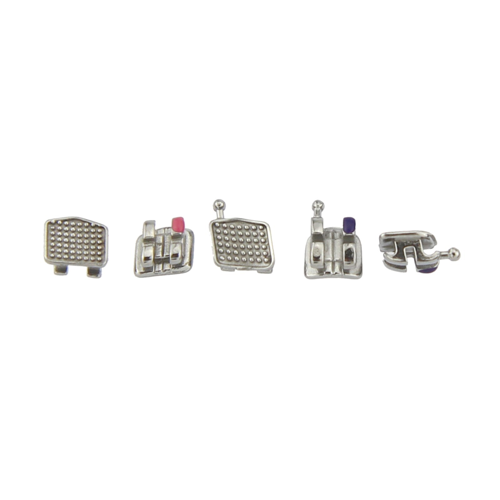 Dental Orthodontic Brackets Metal Brace MIM MINI Roth MBT 022 018 345 With Hooks