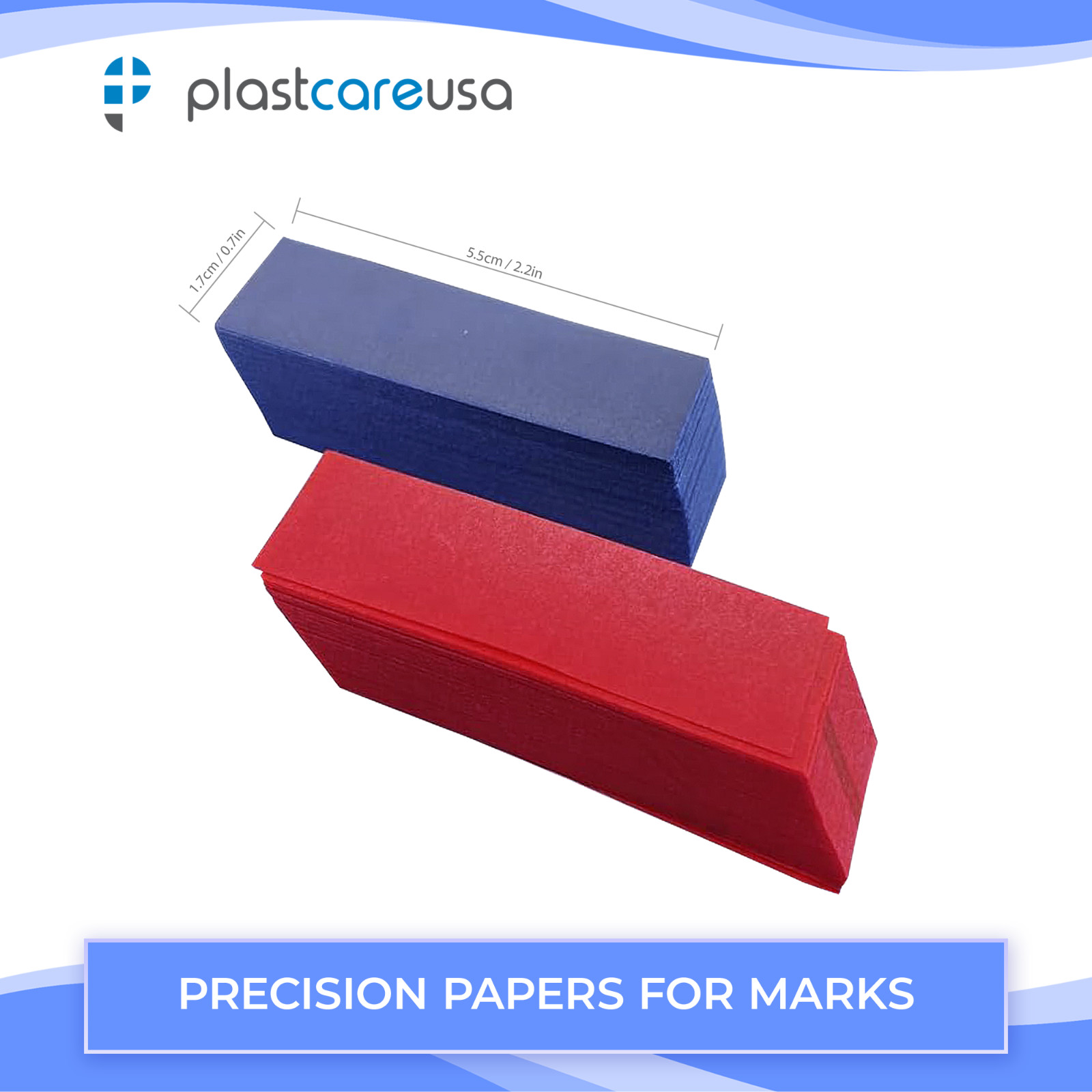 300 Red Articulating Paper Dental 55×18mm Ultra Thin Occlusal Contact Marking