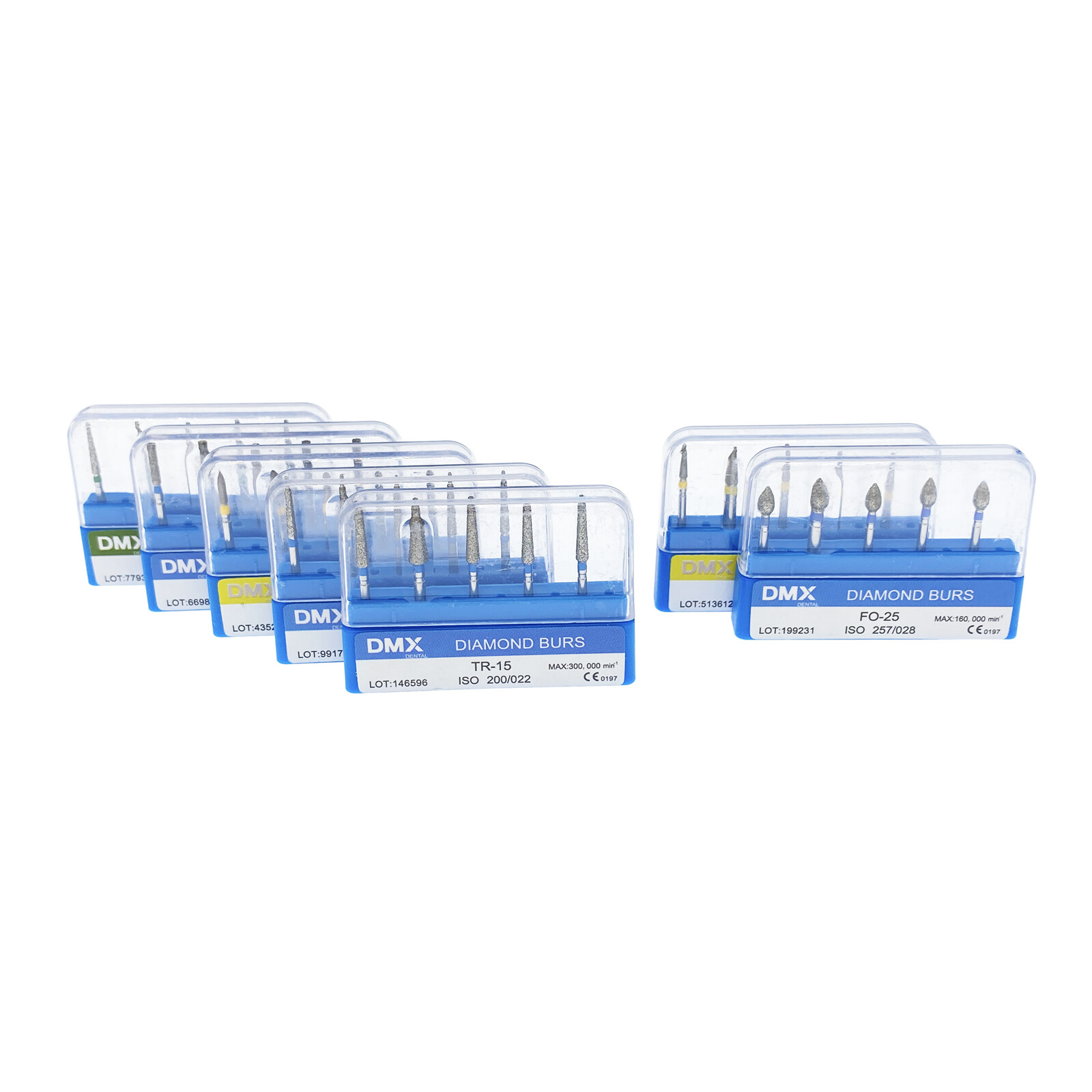 Dental Diamond Burs FG for High Speed Handpiece 5Pcs/pack Drills DMXDENT