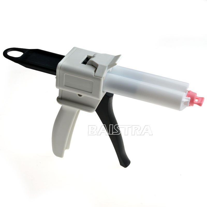 50ml Dental Impression Mixing Dispenser Gun Universal Delivery Guns 1:1 4:1