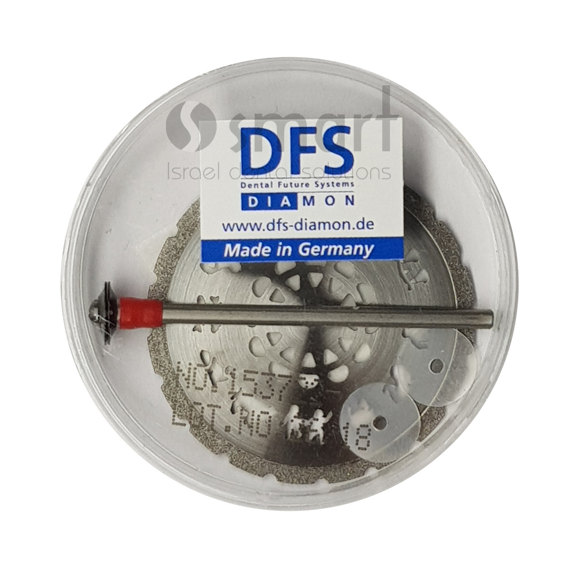 Dental Lab PLASTRO DFS Diamon Plaster Stone cutting Disc 37X0.26 mm Germany