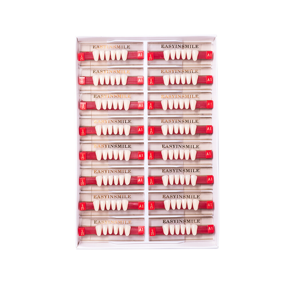 84/96 Dental Synthetic Resin Teeth Full Set /Anterior /Posterior Shade A1/A2/A3