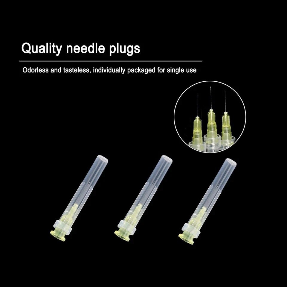 Disposable Luer Lock Needle 30Ga 5/16 Inch 8mm 100Pack(30Ga-5/16IN)