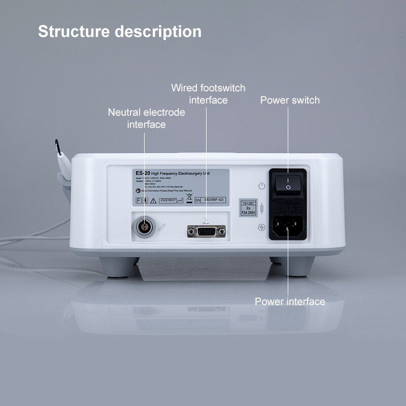 Dental Electro Electrosurgery Unit Machine High Frequency Electric 7pcs Knifes