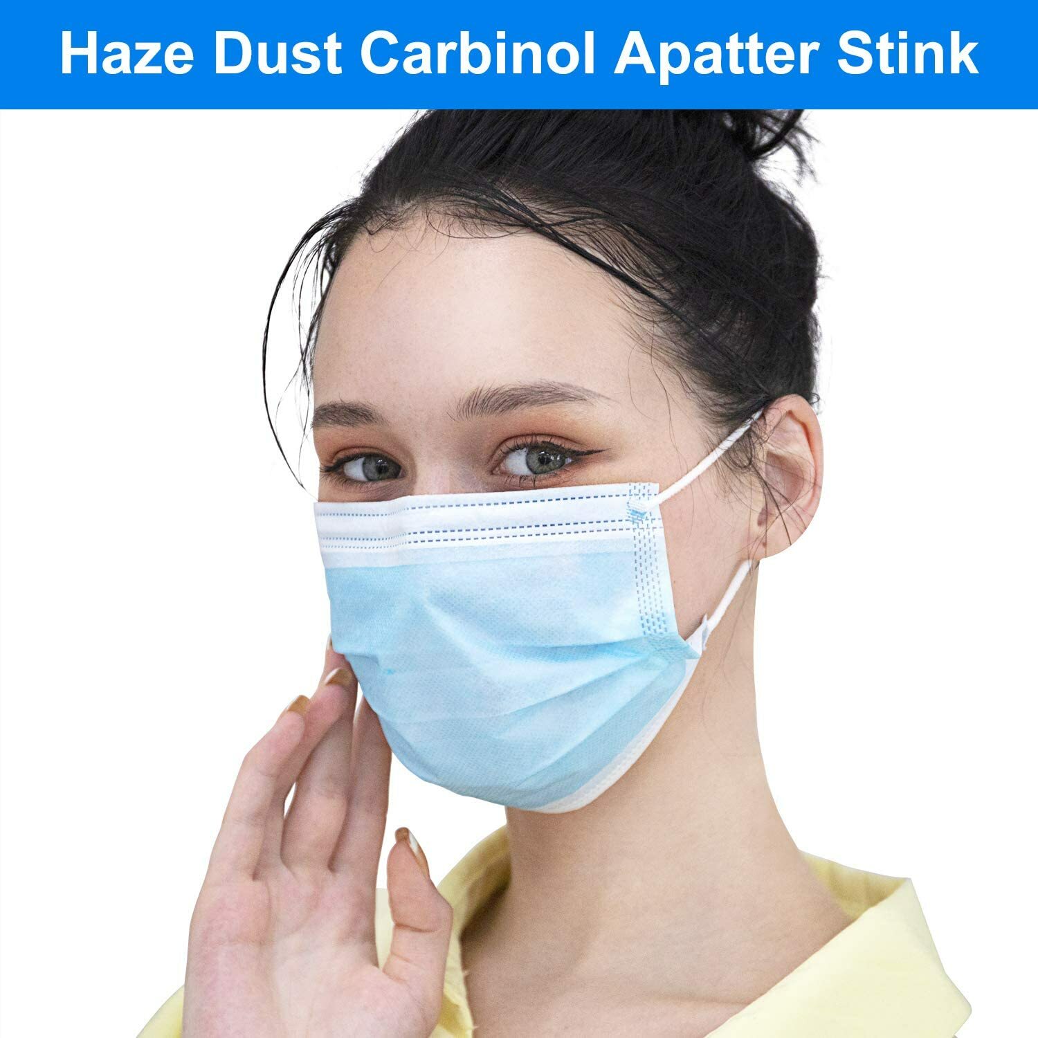 50/100 PCS Face Mask Mouth & Nose Protector Respirator Masks USA Seller Blue
