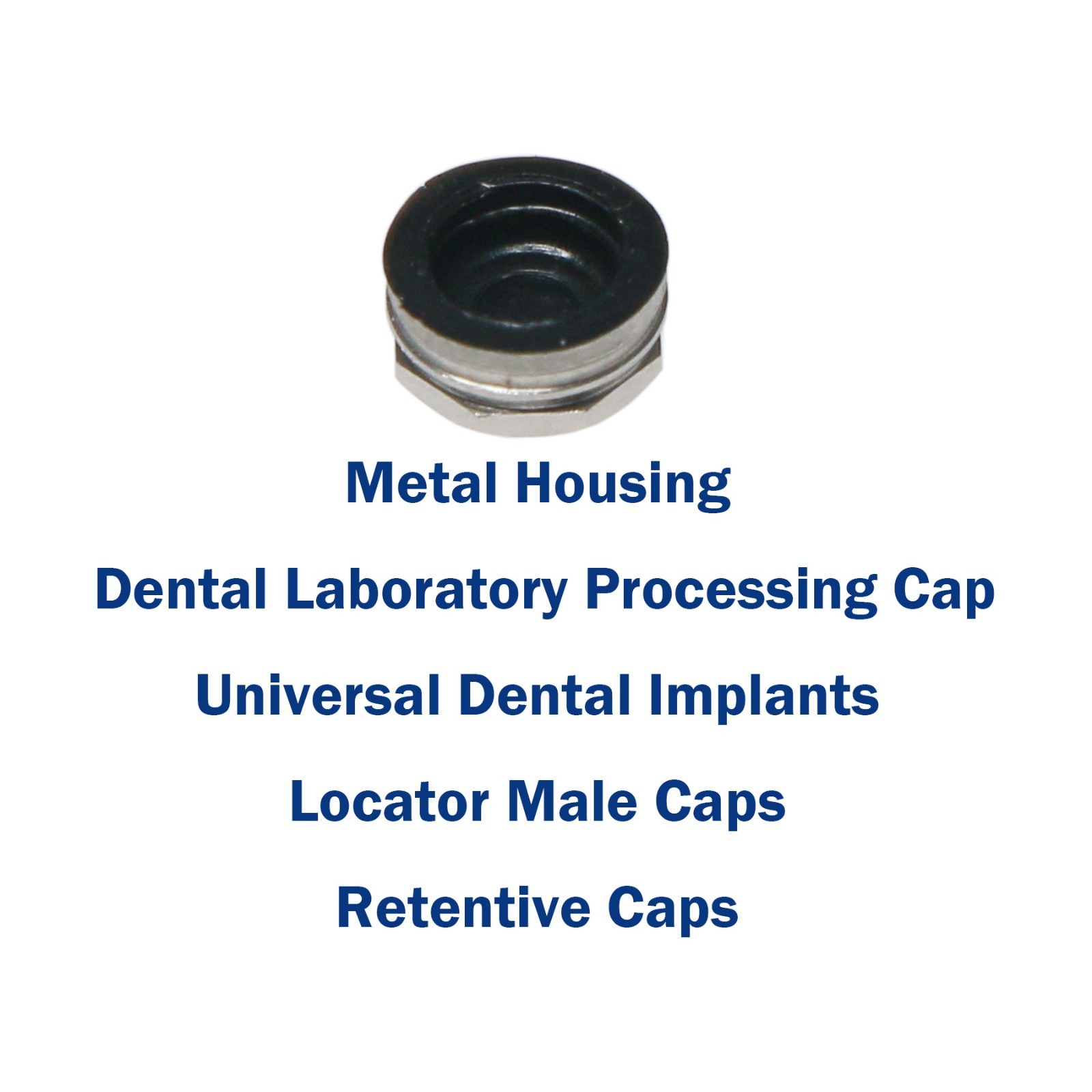 US 5/10Pcs Dental Overdenture Retention Caps for Locator Abutment
