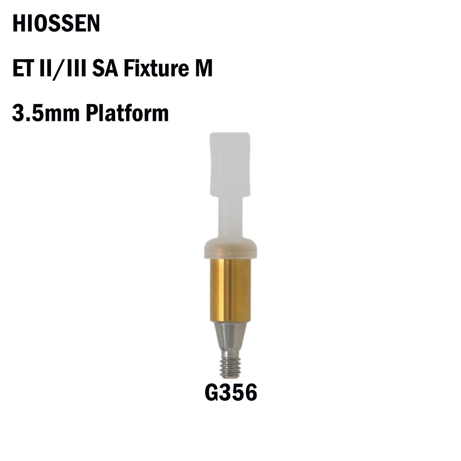 US Locator Overdenture Abutment & Male Cap Inserts Kit for Hiossen R/M Platform