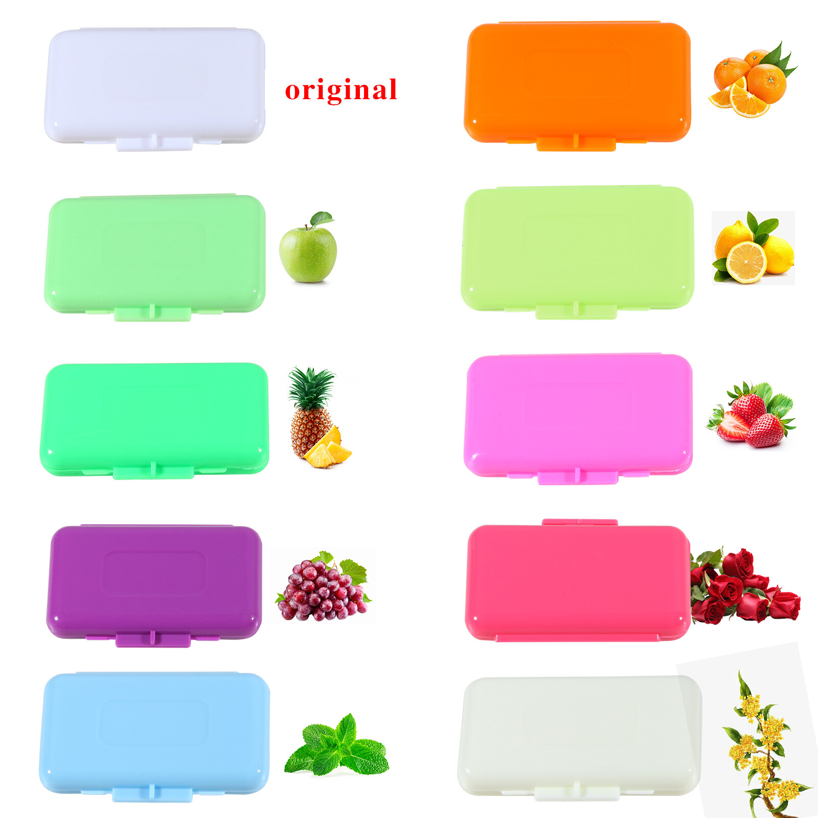 Dental Orthodontic Ligature Tie Bands Elastic Braces /Wax 10 Scents Brackets Gum