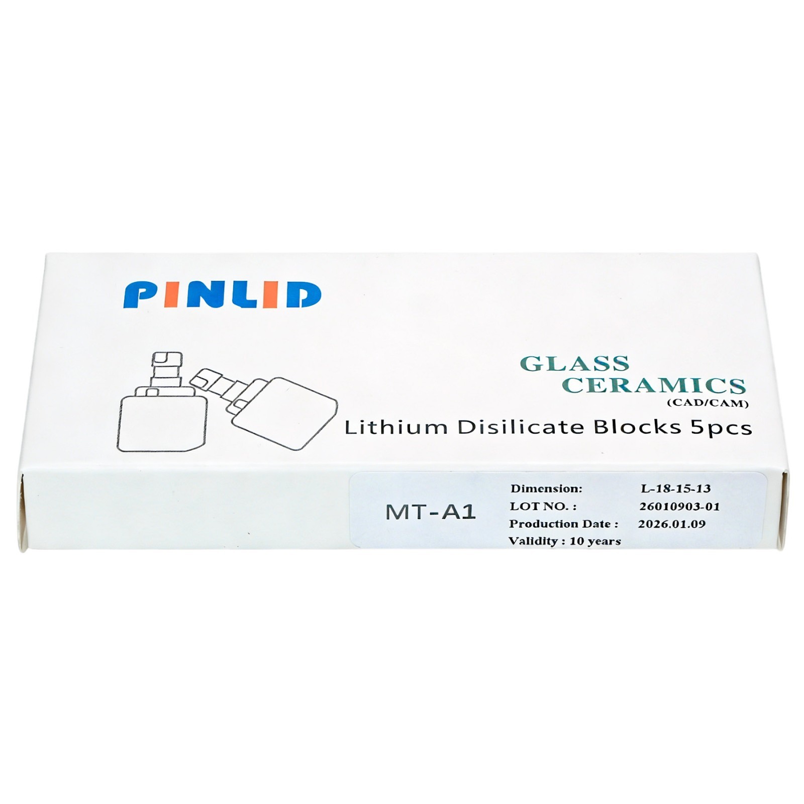 US Warehouse Dental C14 MT A1 Ceramic Blank Multi Boxes CEREC CAD/CAM