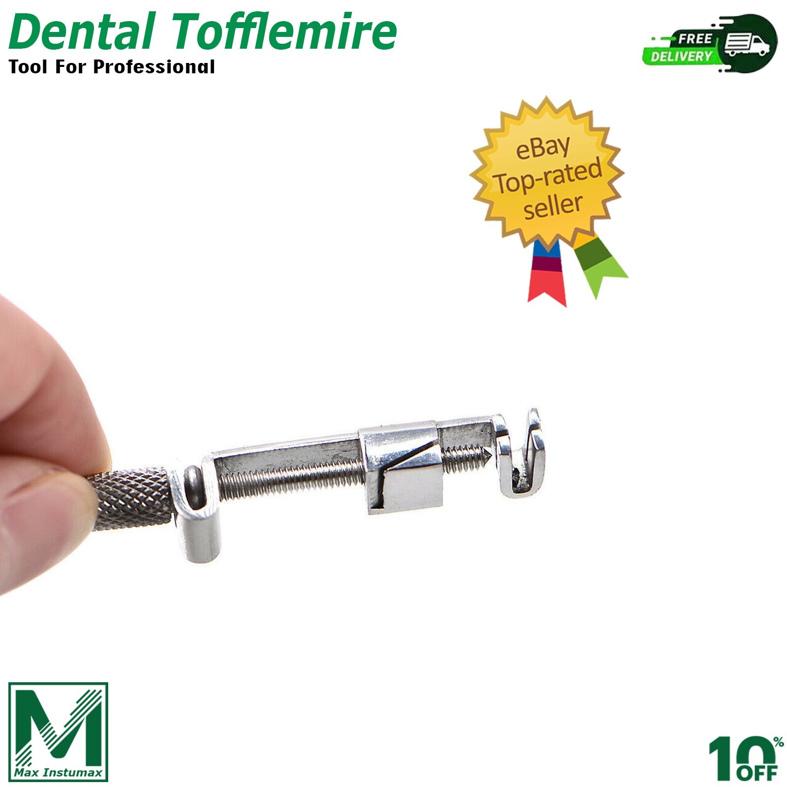 4PCS Dental Matrix Tofflemire Retainer Clip Universal Bands Stainless Steel