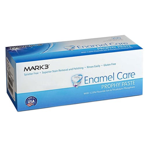 Mark3 1561 Enamel Care Soft Prophy Paste Coarse Bubble Gum With TCP 200/Pk