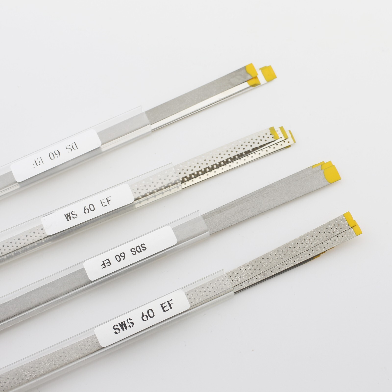 Dental Diamond Finishing Strips Perforated Saw Blade IPR Fine Medium Extra Fine