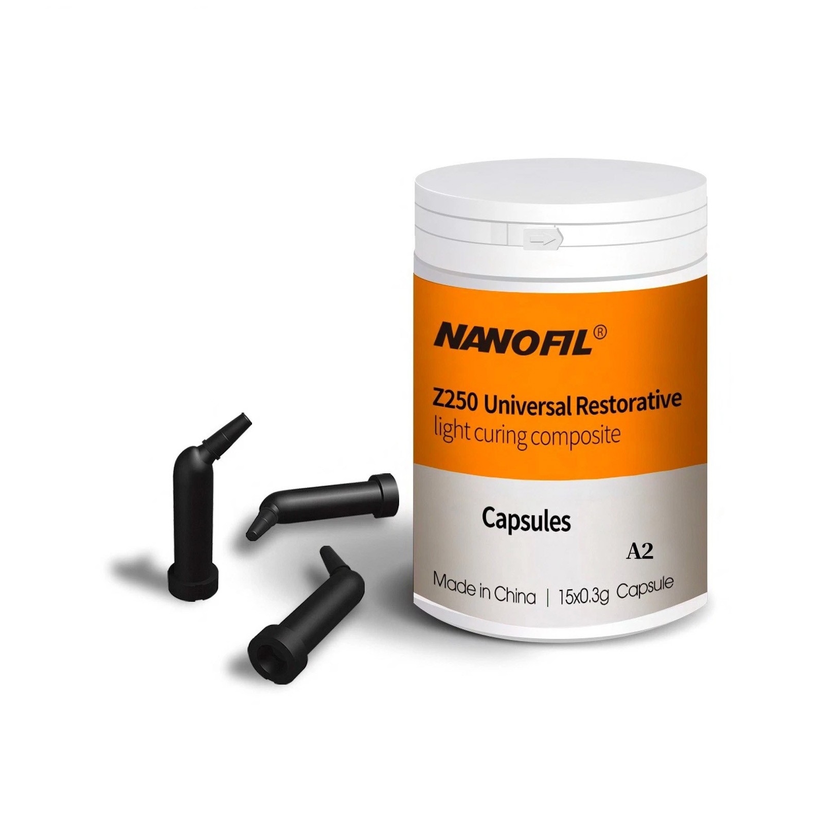 Nanofil Z250 Dental Universal Restorative Capsules Light Curing Composite0.3gX15