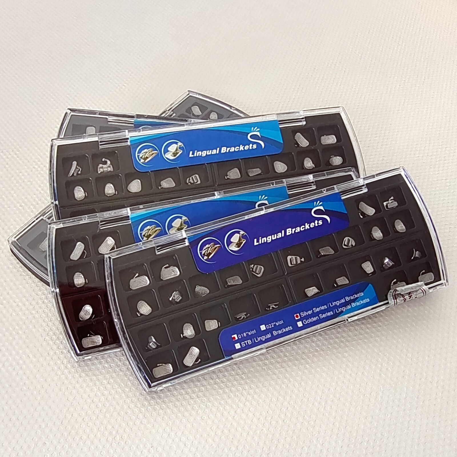 Dental Orthodontic Metal Lingual Brackets Brace Buccal Tubes 28pcs/set