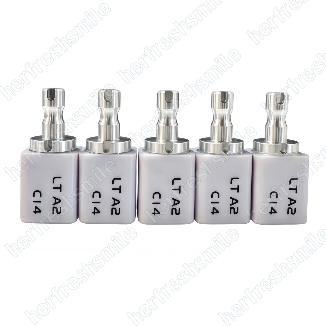 5Pcs Dental CAD CAM C14 Block HT/LT Blocks Glass Ceramic Lithium Disilicate USA