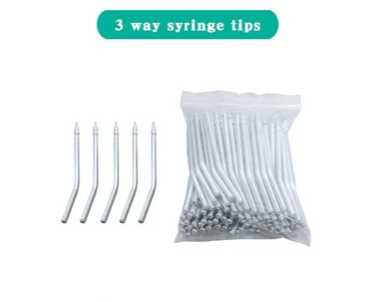 50pcs dental 3 Way Syringe tips Air Water Spray For 3 Way Tube Nozzles Tips
