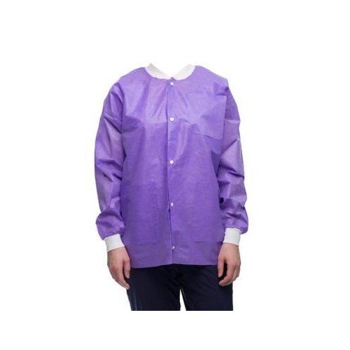 ValuMax 3530PPXS EasyBreathe Lab Jackets Purple Extra Small 10/Pk