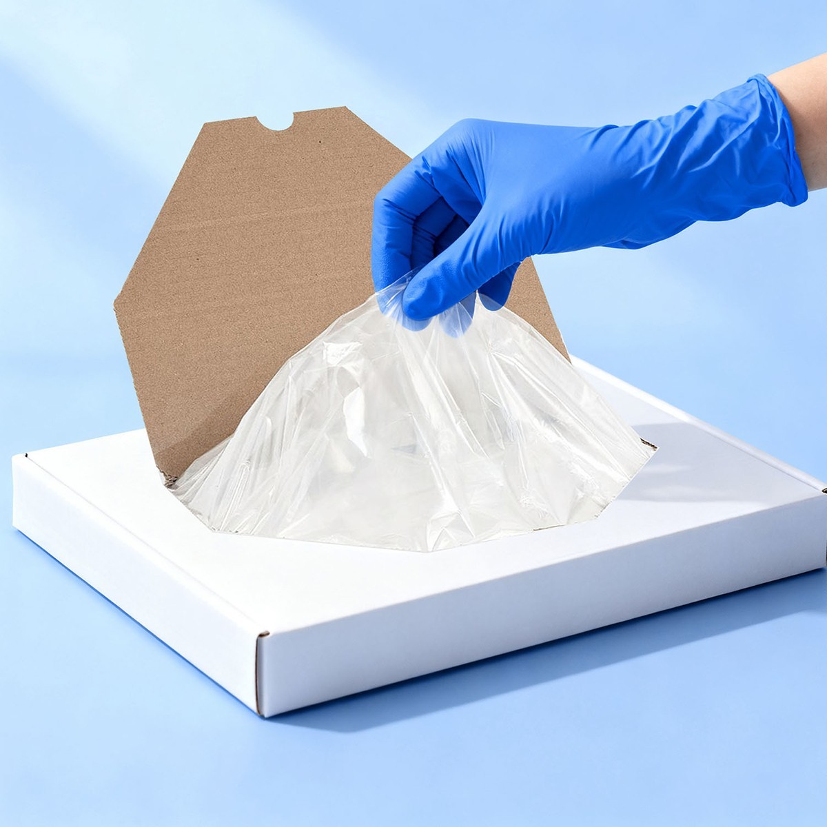 500Pcs/box Dental Tray Covers Disposable Plastic Protective Transparent