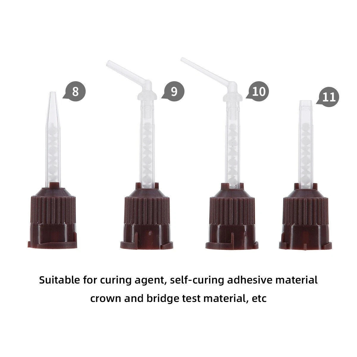 50PCS Dental Disposable Mixing Tips for Impression Material C&B Cements 17 Types