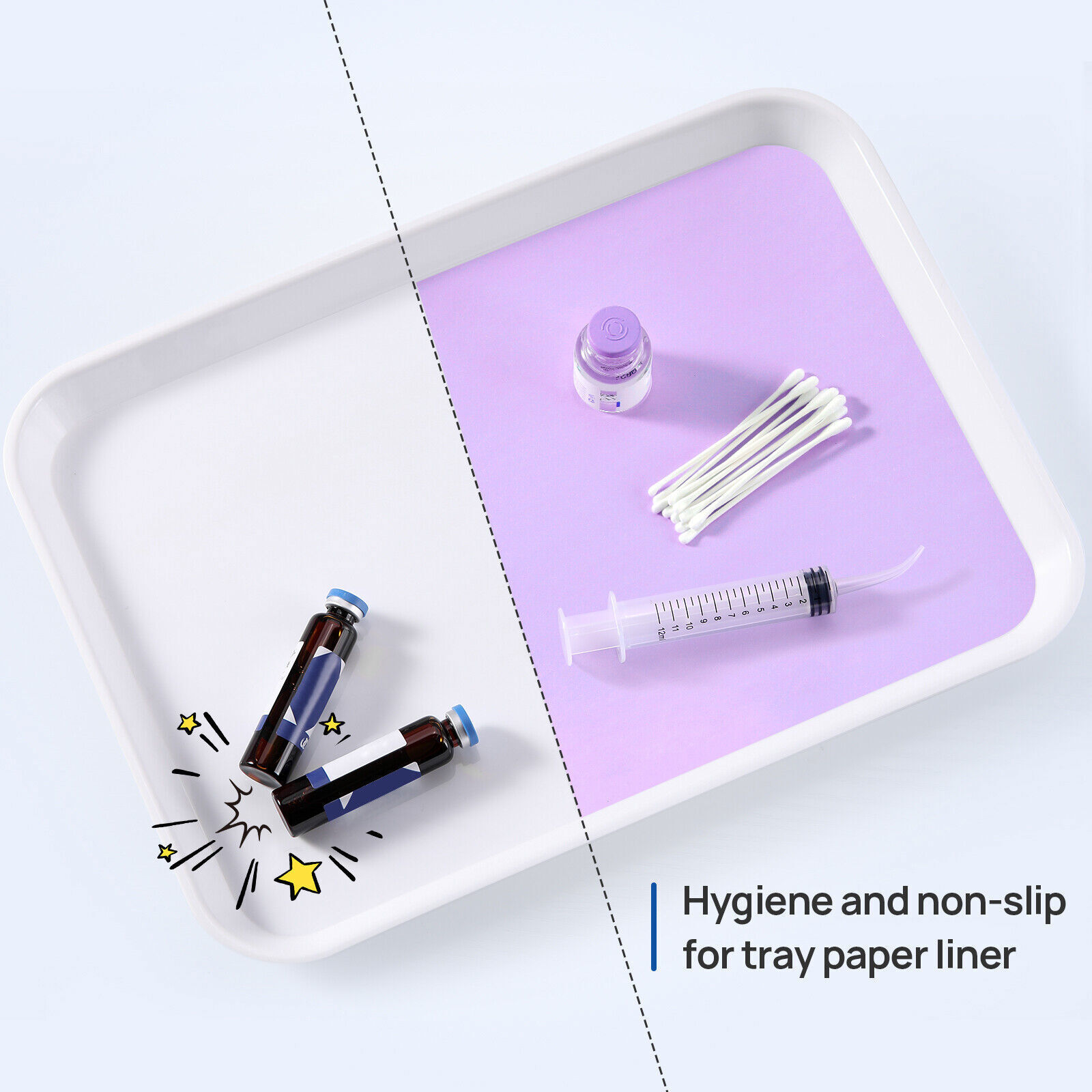 JMU Dental Medical Tray Paper Covers Size B (12.25″ x 8.5″) Disposable 1000/PCS
