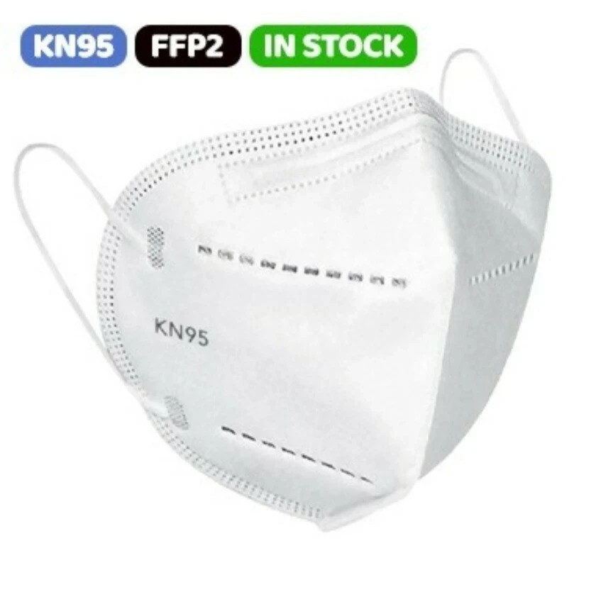 20/40/100 Pcs White KN95 FFP2 Protective Face Mask BFE 95% Disposable KN95 Mask