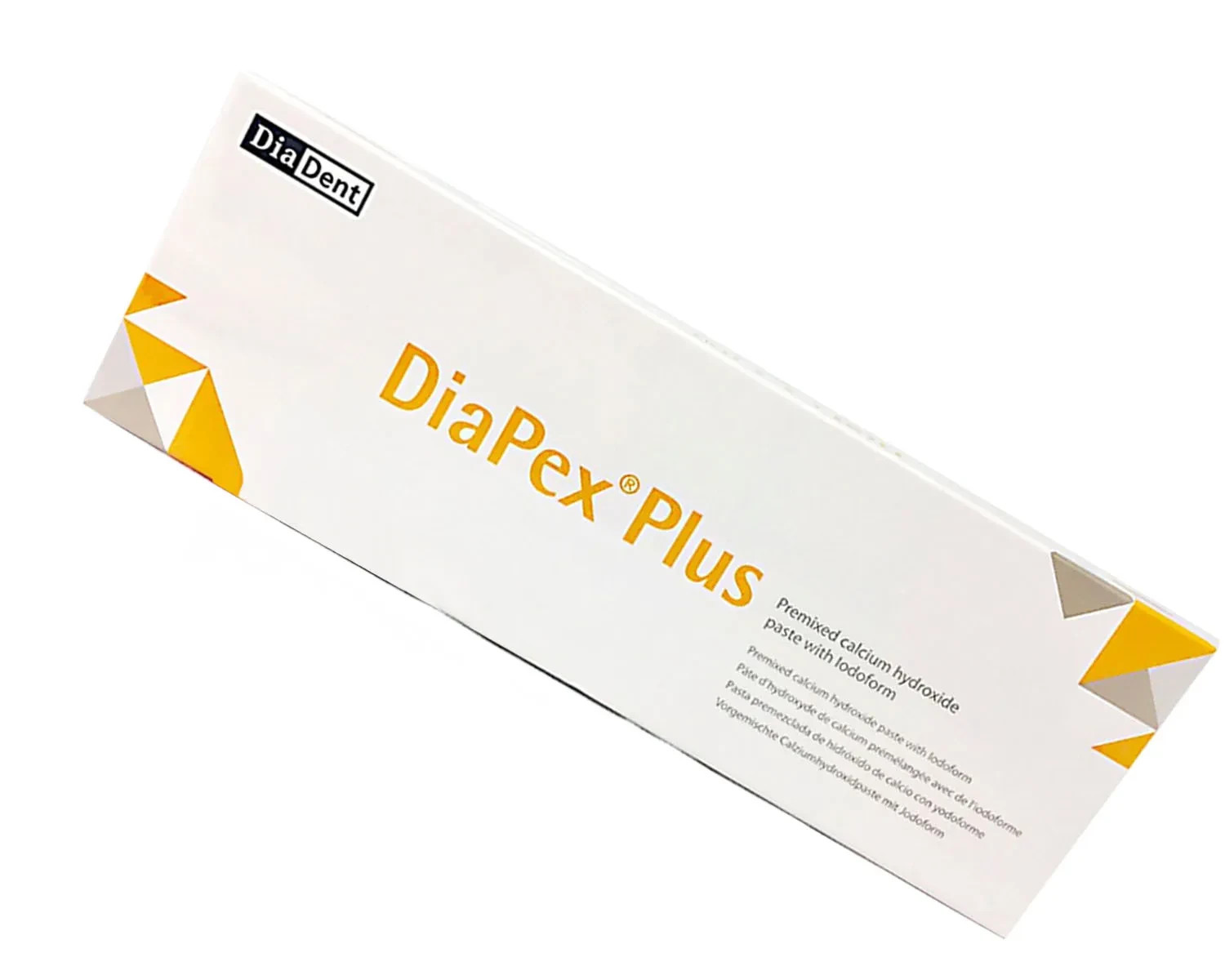 Dental DIAPEX PLUS Premixed Calcium Hydroxide Paste with Iodoform 2 x 2gm Paste