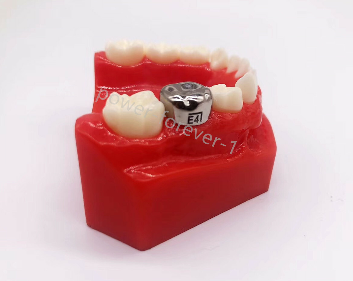 5pcs/box Dental Kids Crown Protect Teeth Primary Molar Stainless Steel Pediatric