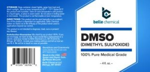DMSO Liquid 100% Pharmaceutical Grade Dimethyl Sulfoxide – Glass Bottle 4 oz