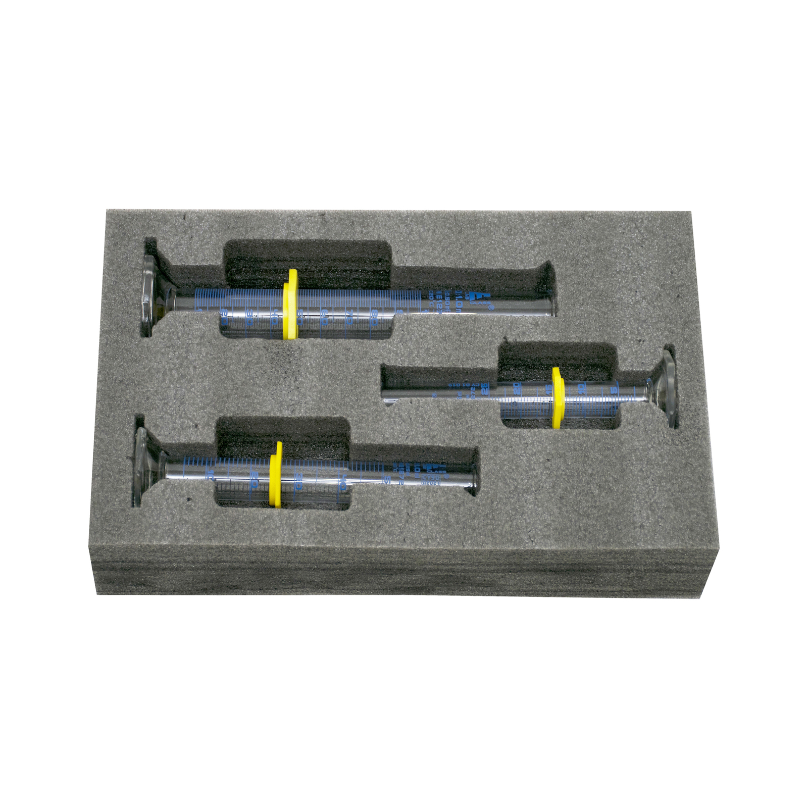 Eisco Labs Graduated Cylinder Set – 25ml, 50ml & 100ml – ASTM, Class A