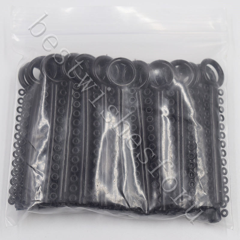 1 Pack 1040 Ring Dental Orthodontics Elastic Ligature Ties Bands Brace 37 Color