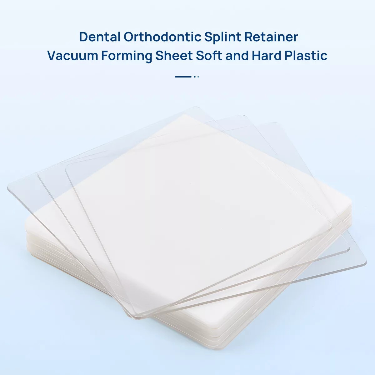 Dental Vacuum Forming Thermoforming Material Splint Sheets Retainer Hard Square