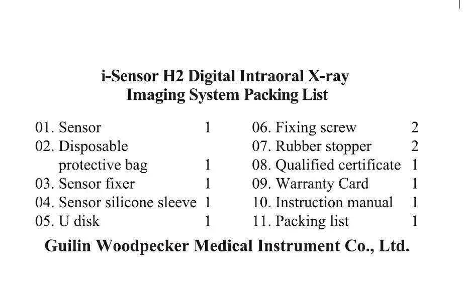 Woodpecker I-Sensor Sensor Size 2 | H2 | OPEN BOX