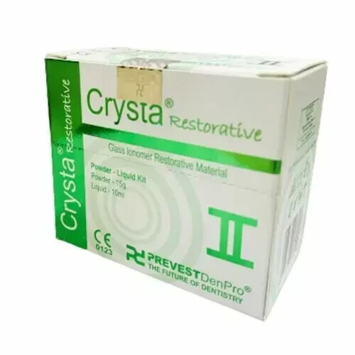 Prevest Denpro Crysta 2 Permanent White Teeth Tooth Filling kit Repairs Dental