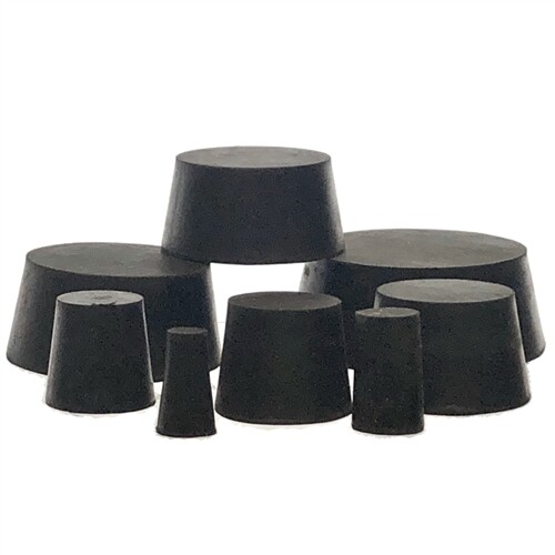 Rubber Stoppers, Solid (Size 0), Karter Scientific 292C1 (Case 1827)