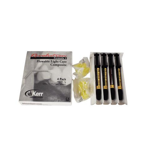 Kerr Dental 29498 Revolution Formula 2 Flowable Hybrid Composite Syringe B1 4/Bx