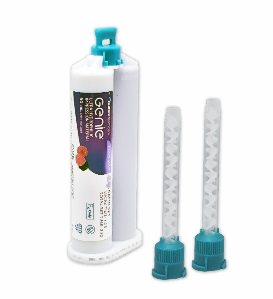 Genie VPS Impression Material Berry Flavor 50mL Cartridges (All Set Time)