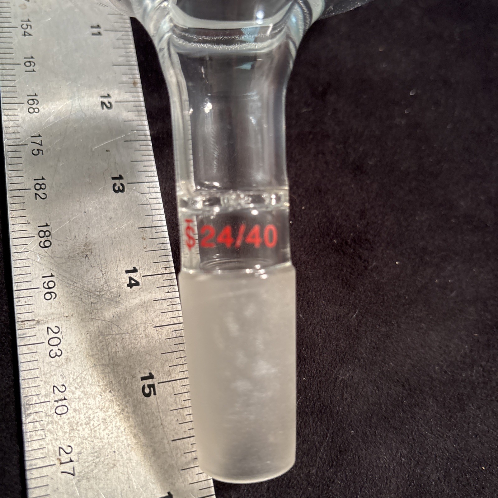 Laboratory Glass Chromatography Reservoir Capacity Flask 2000ml Unused Freeship!