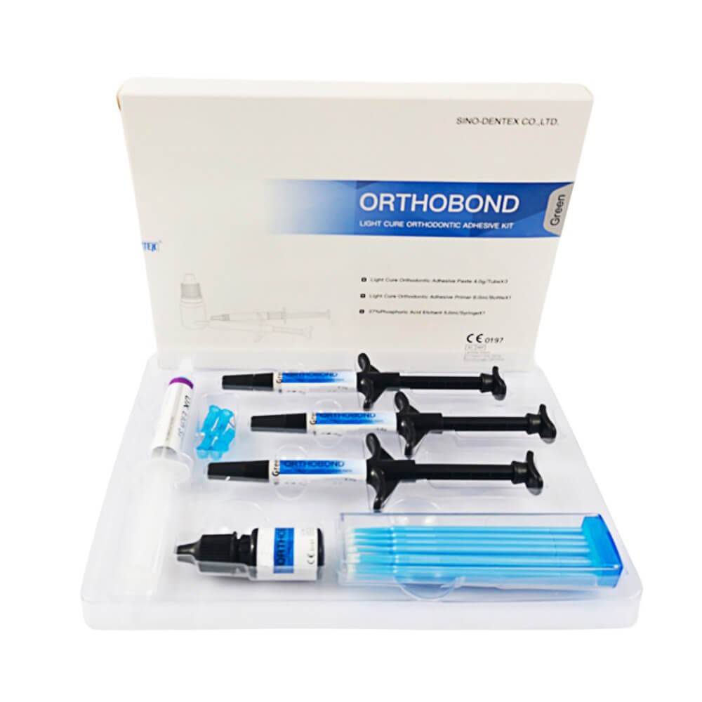 1 Box Dental Orthodontics Bonding Adhesives Clear Standard Kit Paste and Primer