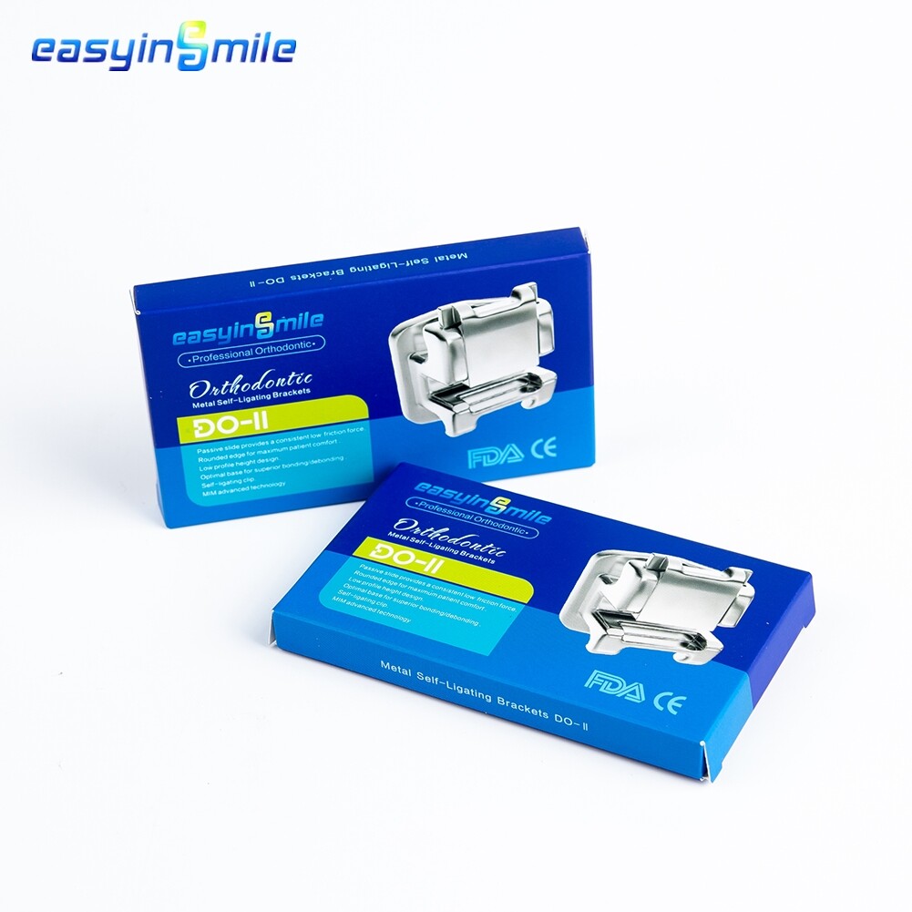 Orthodontic Spherical Bracket Self-ligating Brackets Dental Metal Brace ROTH/MBT